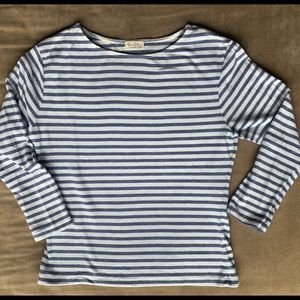 John Galt Striped crew neck